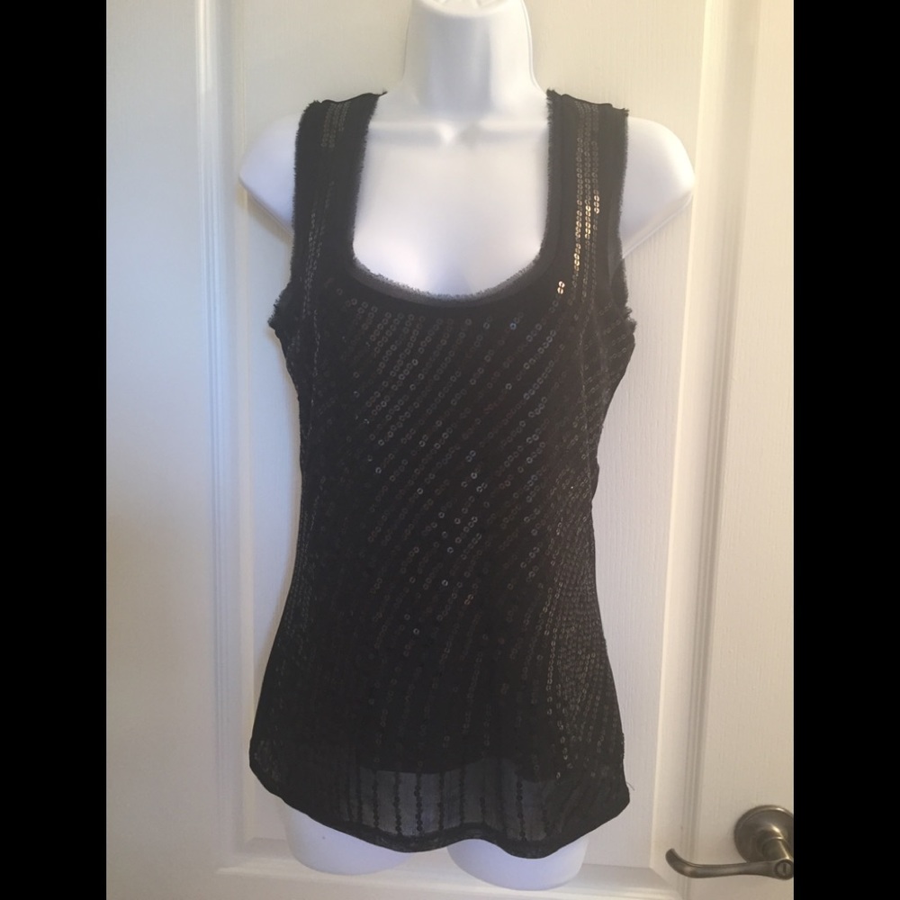 White House Black Market Sequined Tank